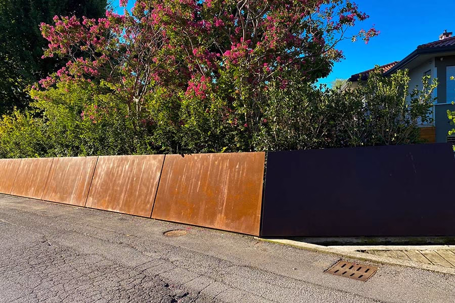 RECINZIONE IN CORTEN